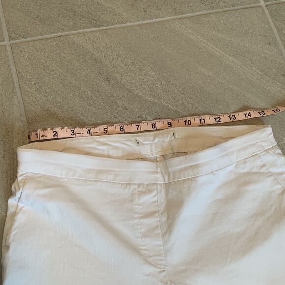 White Ankle Pants Size 10 Rachel Zoe - Picture 2 of 4